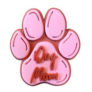 Dog Mom Paw Croc Charm